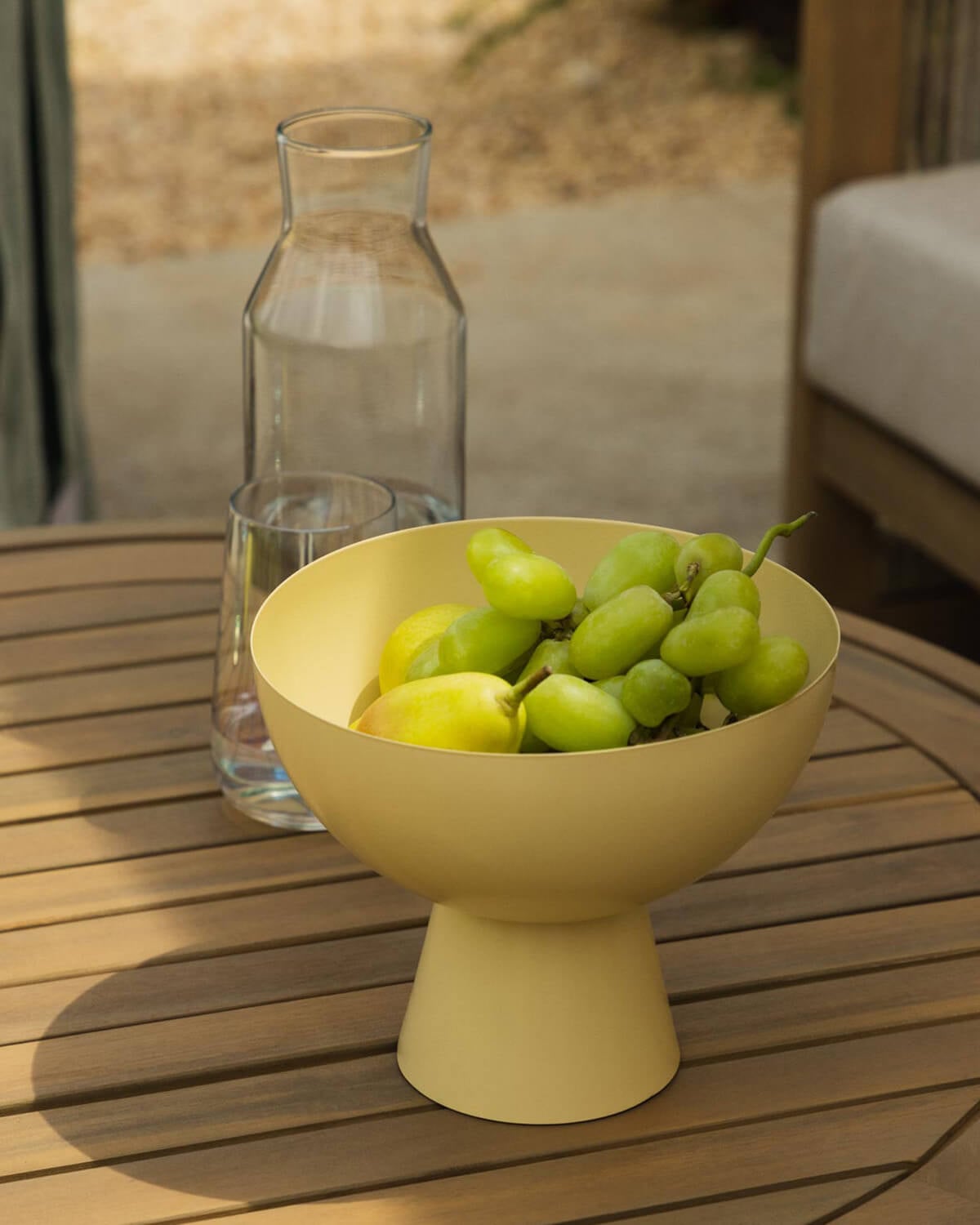 Eladi - Cuenco Decorativo de Metal con Base (Ø20 cm) Eladi