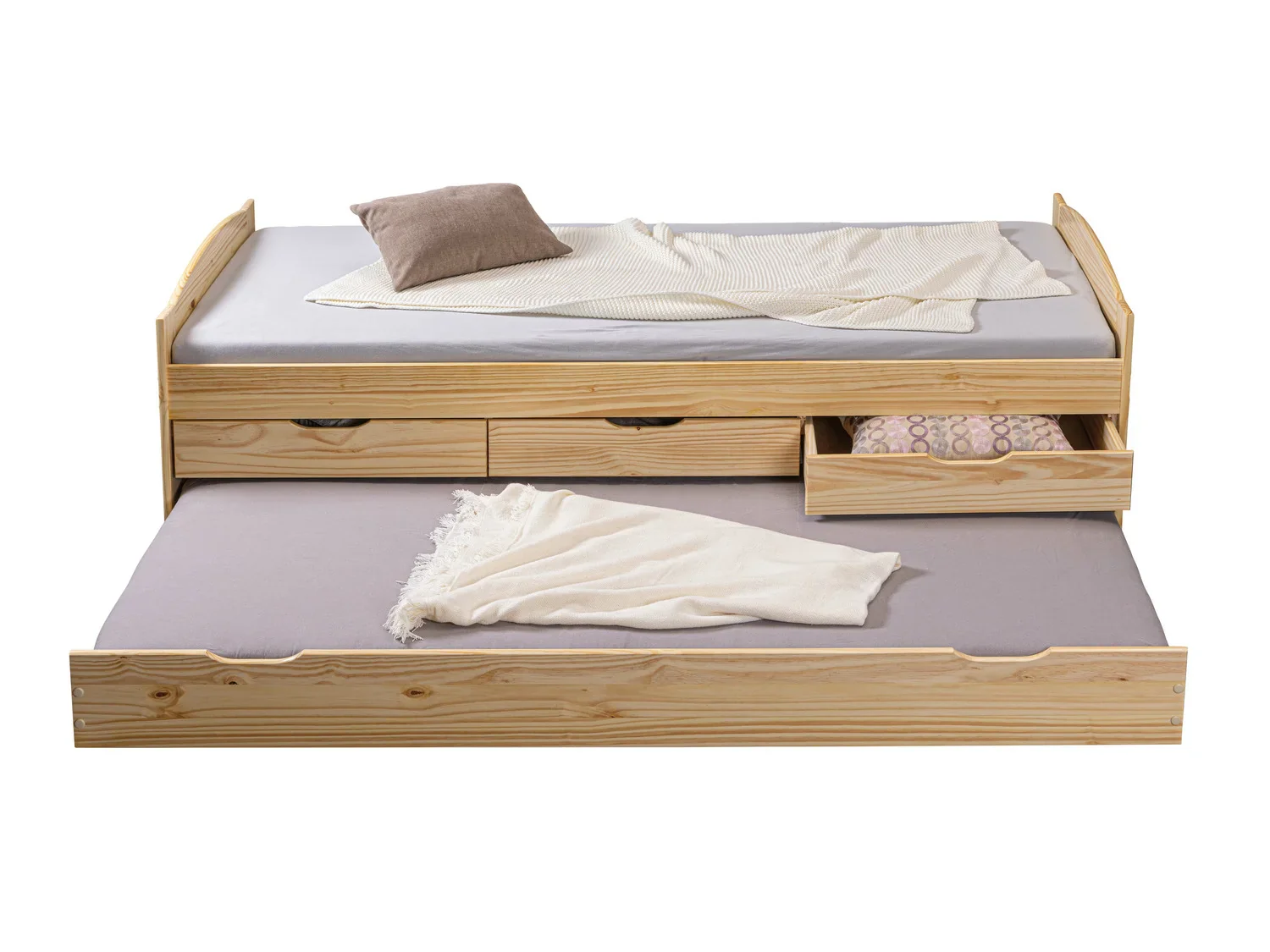 Inter Link Lit banquette 3 tiroirs, 205 x 63 x 96 cm