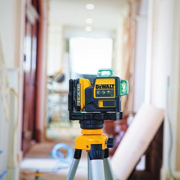 12V MAX Lithium-Ion 100 ft. Green Self-Leveling 3-Beam 360 Degree Laser Level with 2.0Ah Battery, Charger and Case - Image 10