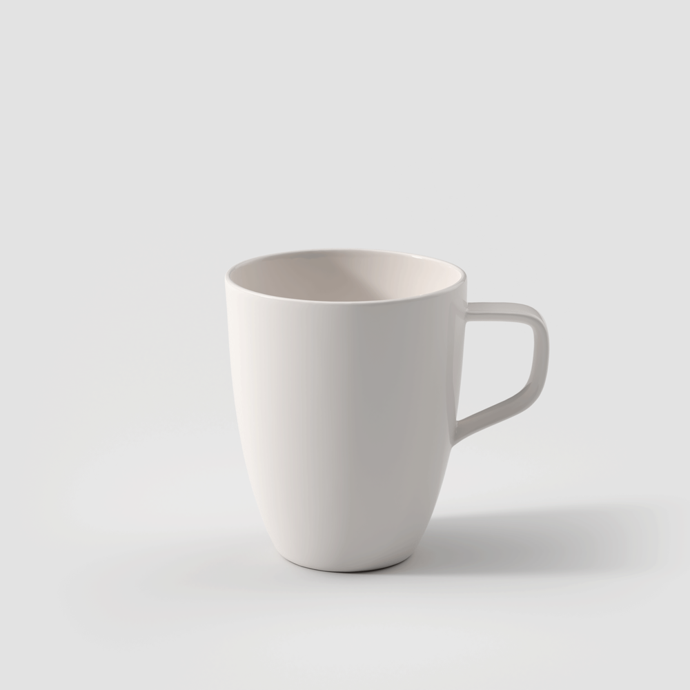 Artesano Mug - White, 9.9 oz, Premium Porcelain