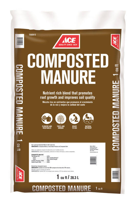 Ace Organic Compost Manure 1 Cu ft 36 lb