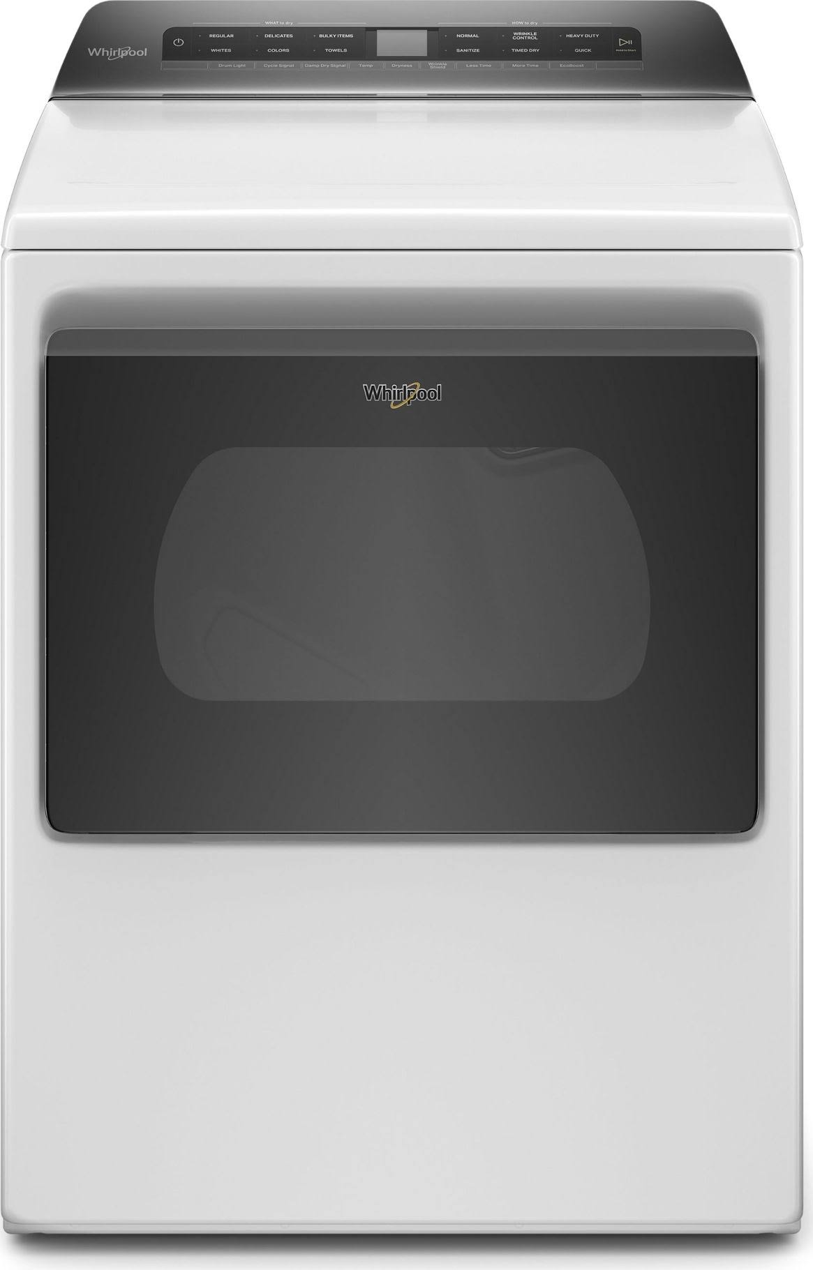 Whirlpool WED5100HW 7.4 Cu. ft. White Top Load Electric Dryer