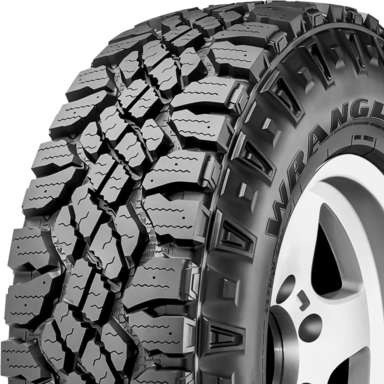 Goodyear Wrangler Duratrac Studdable Rugged Terrain LT235/75R15 104/101Q C Light Truck Tire