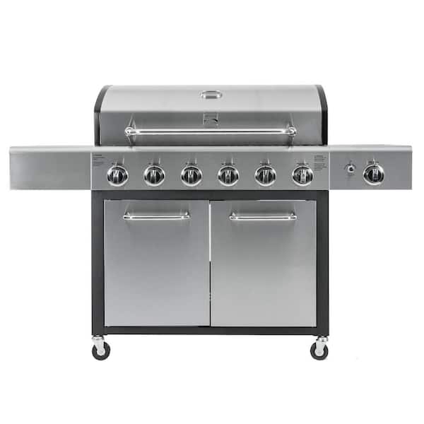 6-Burner with Side Propane Gas Burner XL Grill