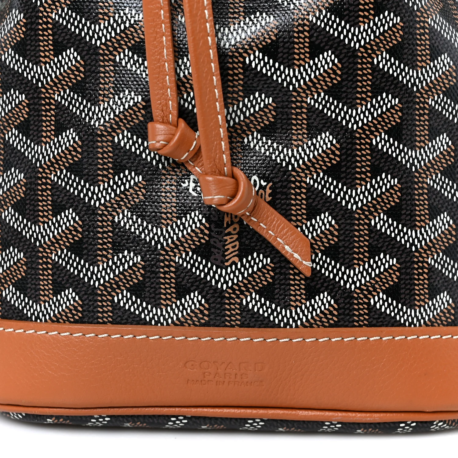 Goyardine Petit Flot Black Gold