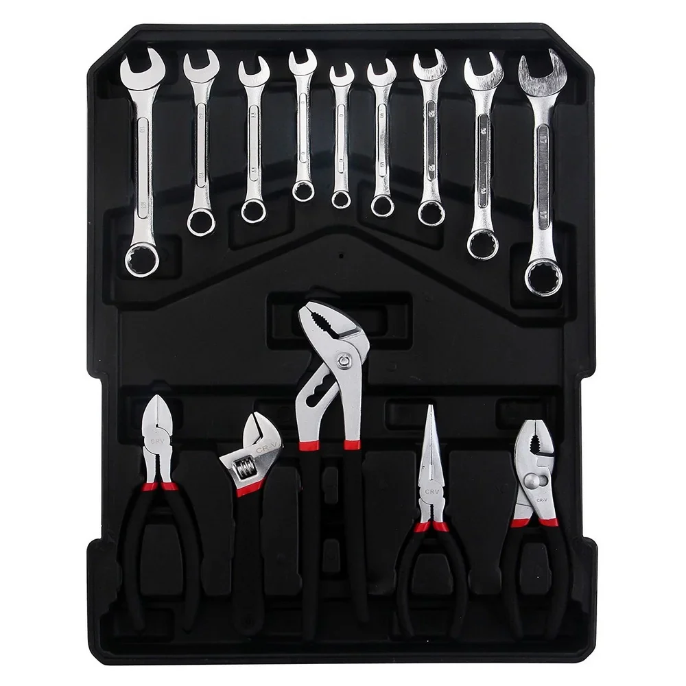 Ktaxon 799 PCS Complete Tool Set Mechanics Wrenches Screwdriver Socket with Trolley Case, Auto Home Repair Kit