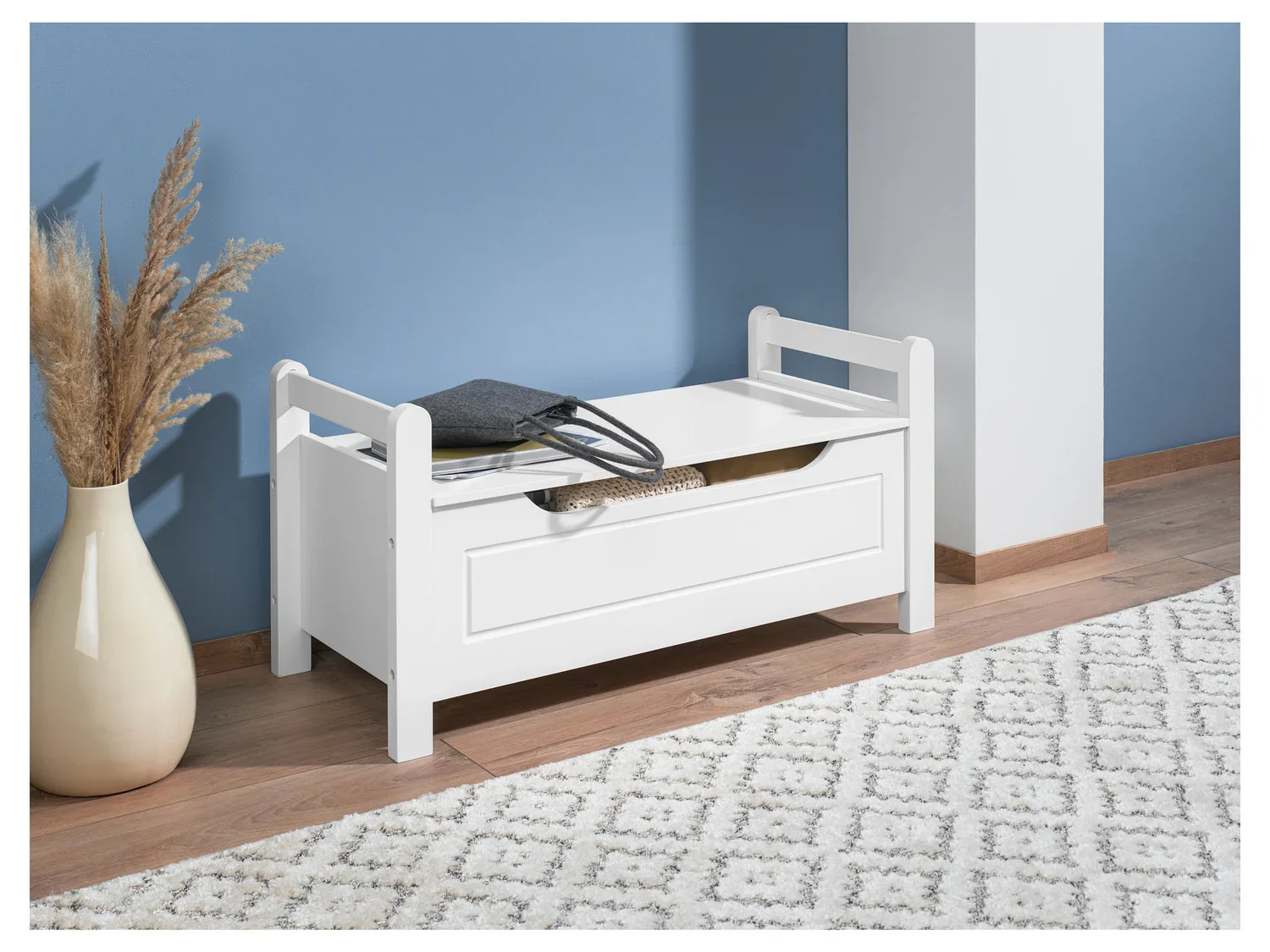 LIVARNO home Banc avec espace de rangement, 50 L