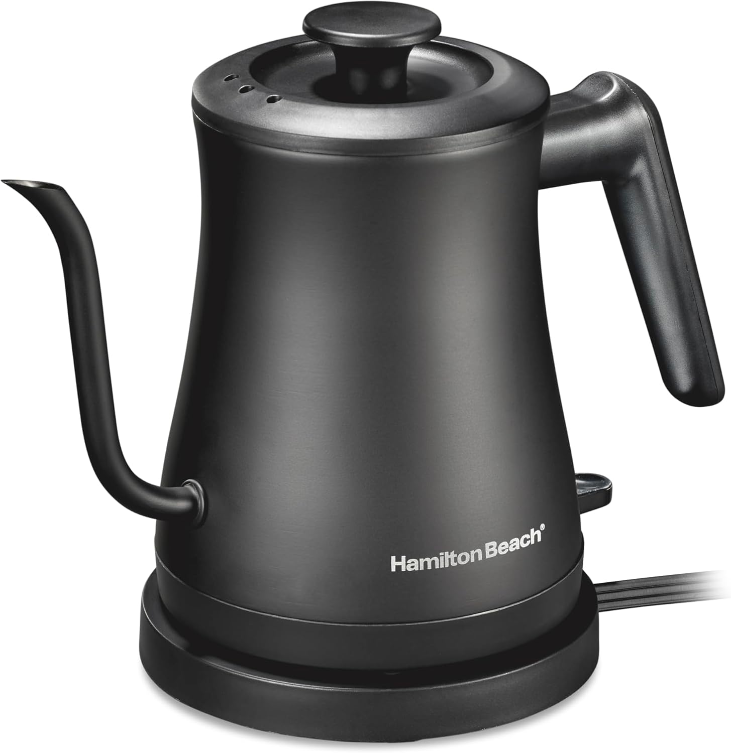 Hamilton Beach Compact 20 oz0.6 Liter Gooseneck Electric Kettle