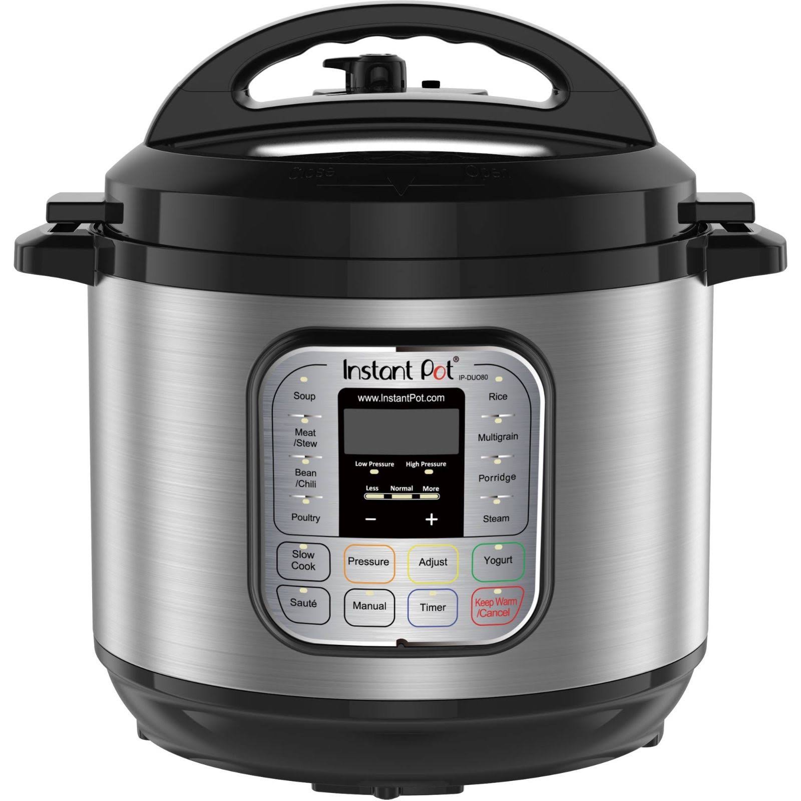 Instant Pot DUO80 7-In-1 Multi-Functional Electric Pressure Cooker, 8 qt