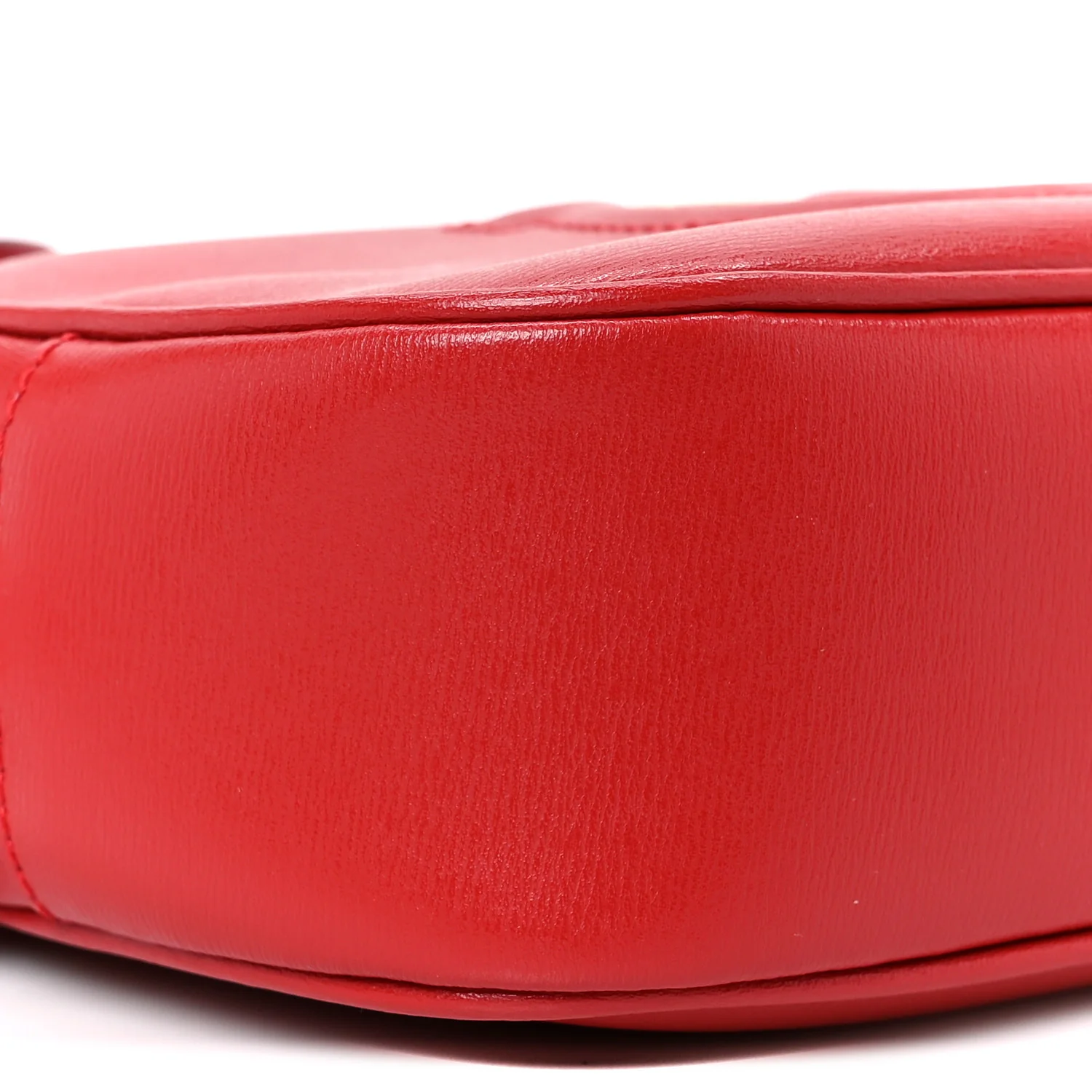 Calfskin Gancini Camera Crossbody Bag Red