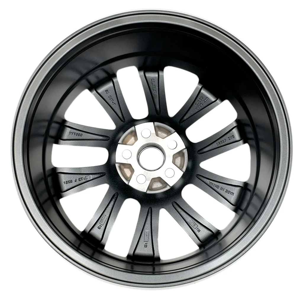 18" Single 18x8 Machined Grey Alloy Wheel For Toyota Corolla 2019 2022 OEM Quality Replacement Rim Image 5