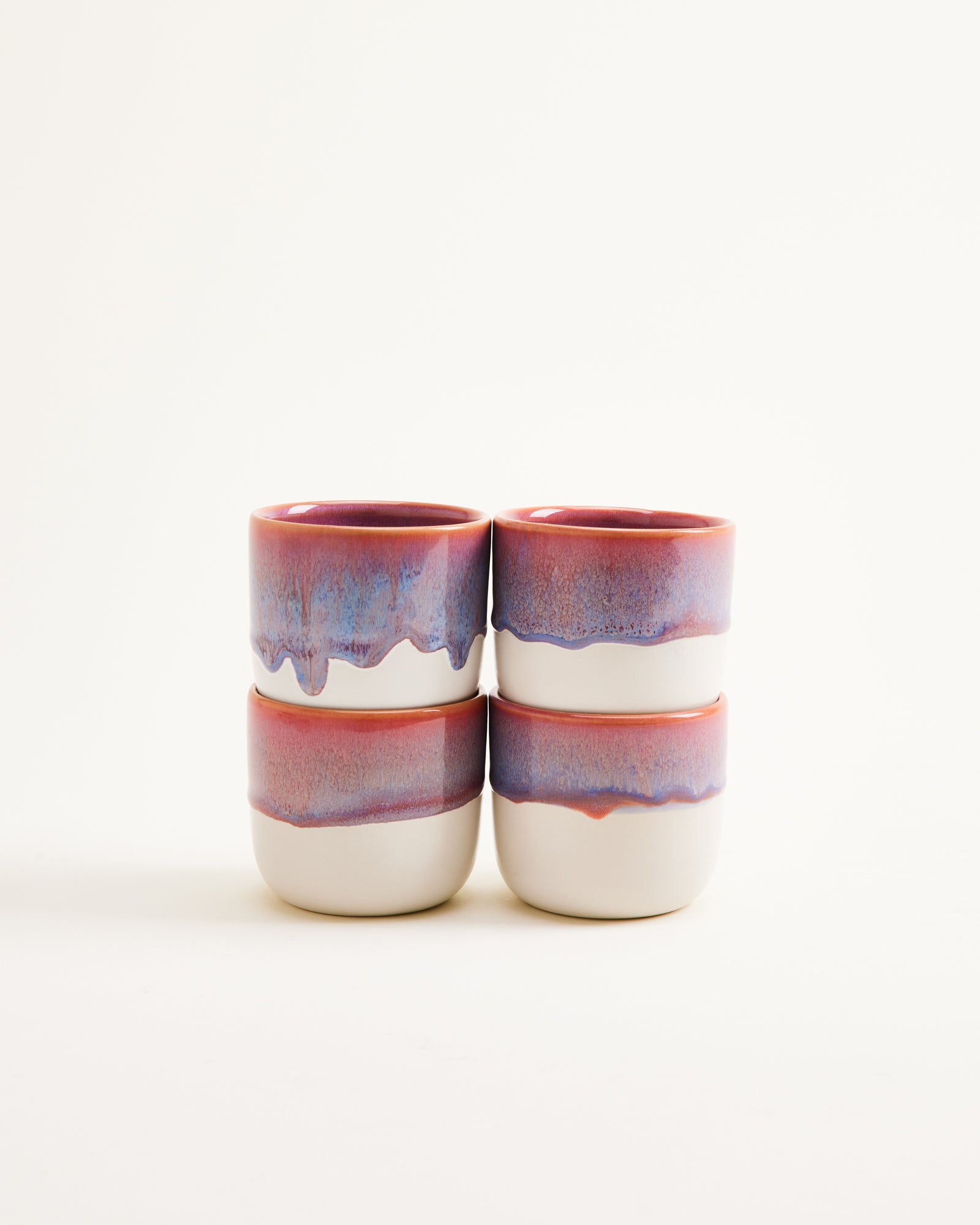 COIMBRA - SMALL CUP PURPLE SET OF 4