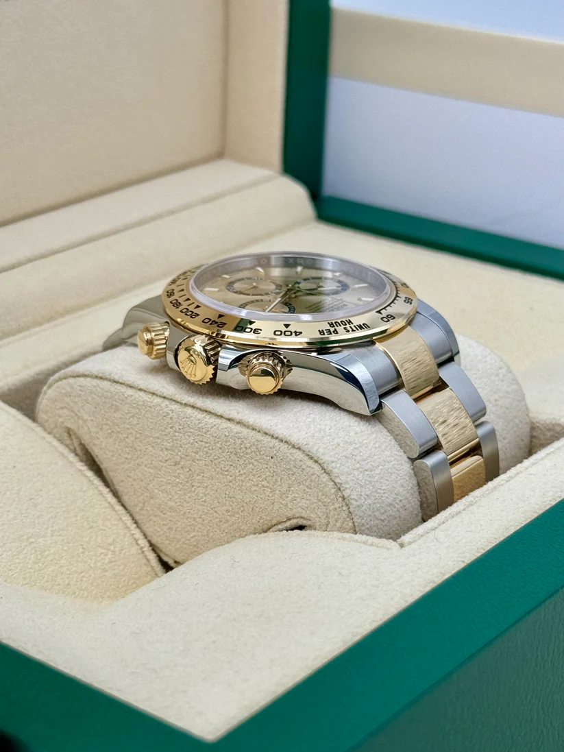 [Super Clone]Rolex Daytona 40mm Two.Tone champagne Dial  m126503-0004