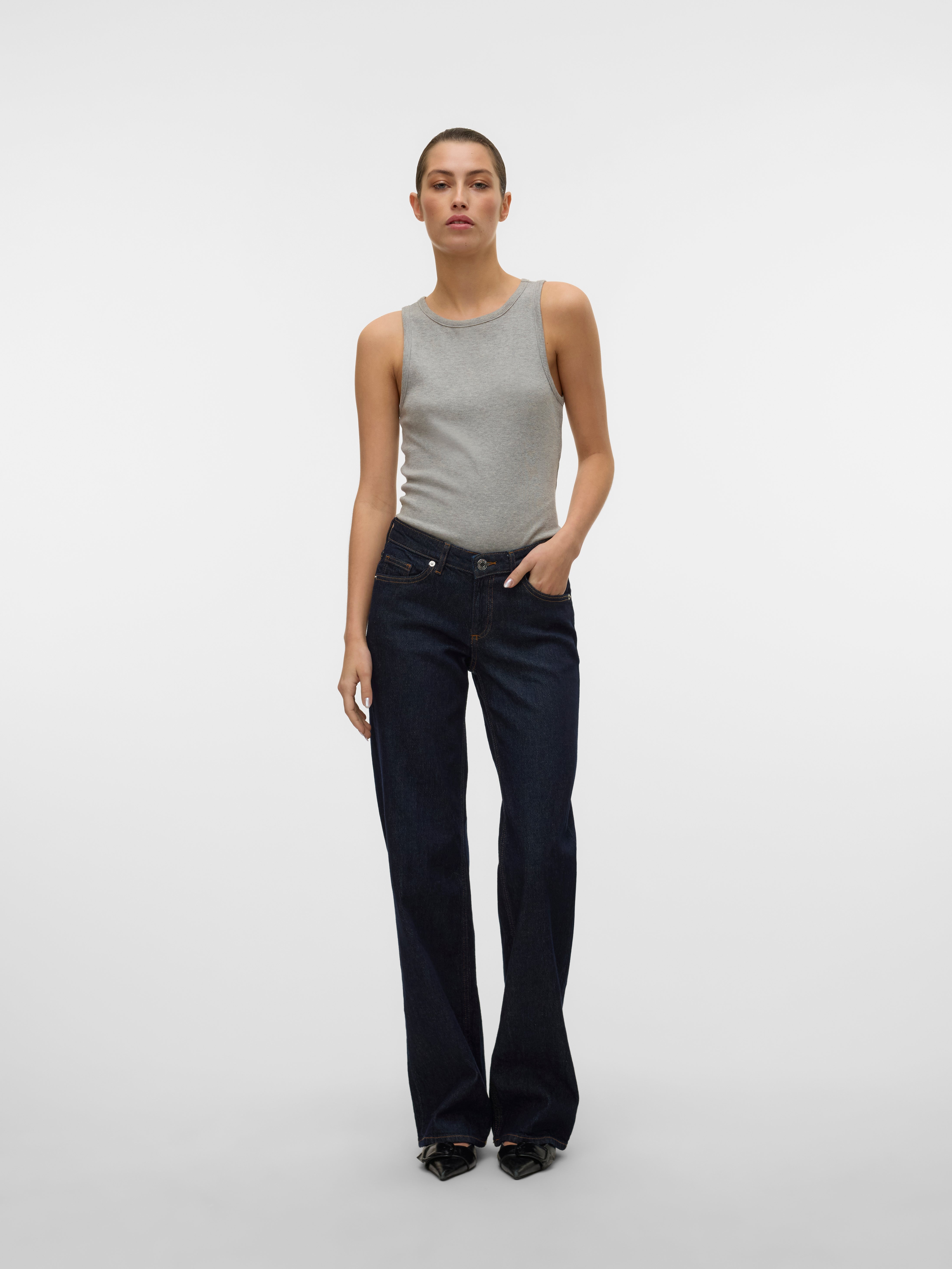 VERO MODA® VMVANESSA Low rise Wide Leg Fit Jeans