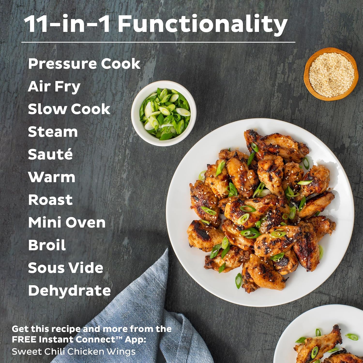 Instant Pot Duo 7 en 1 : autocuiseur électrique, mijoteuse, cuiseur à riz, cuiseur vapeur, sauteuse, yaourtière, chauffe-plat et stérilisateur