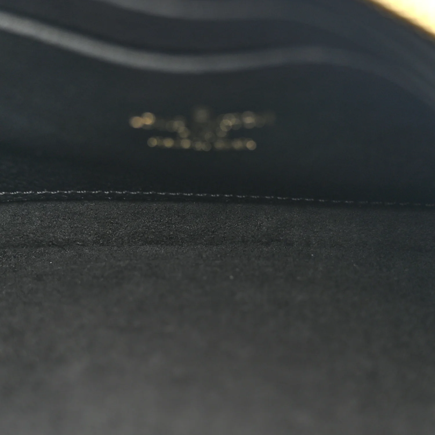 Empreinte Monogram Giant Double Zip Pochette Black Cream